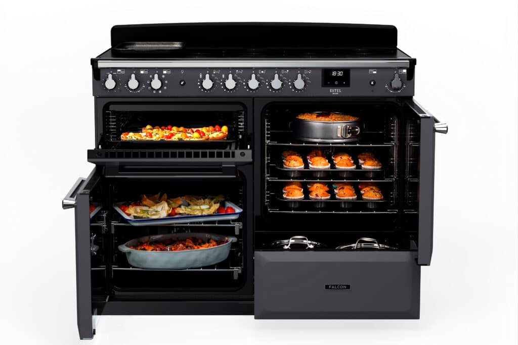 RS30222 Falcon Estel Deluxe 110 Induction Proving drawer Open cooker with food