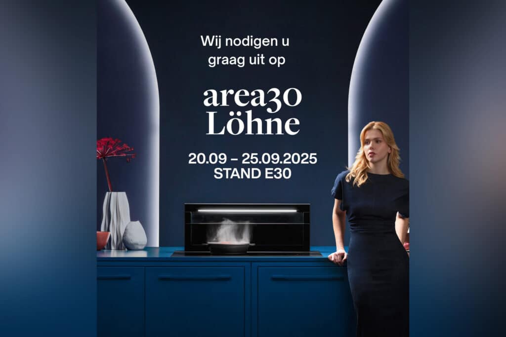 Falmec presenteert noviteiten tijdens area30 in Löhne