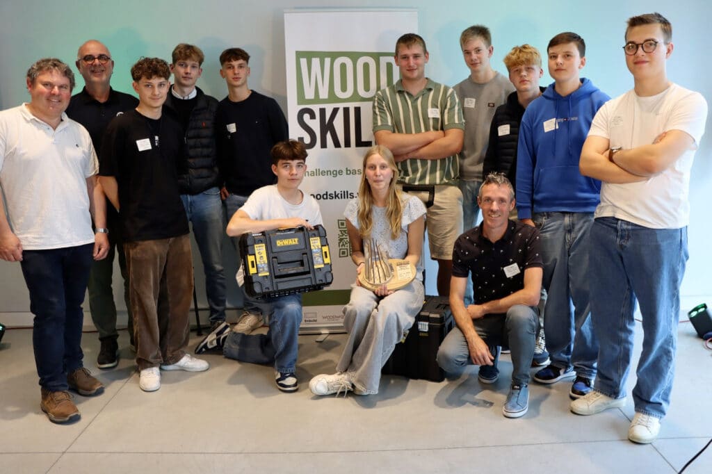 Jong vaktalent schittert op slotevent WOOD SKILLS 1