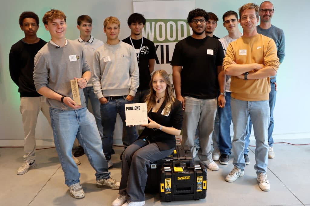 Jong vaktalent schittert op slotevent WOOD SKILLS 2