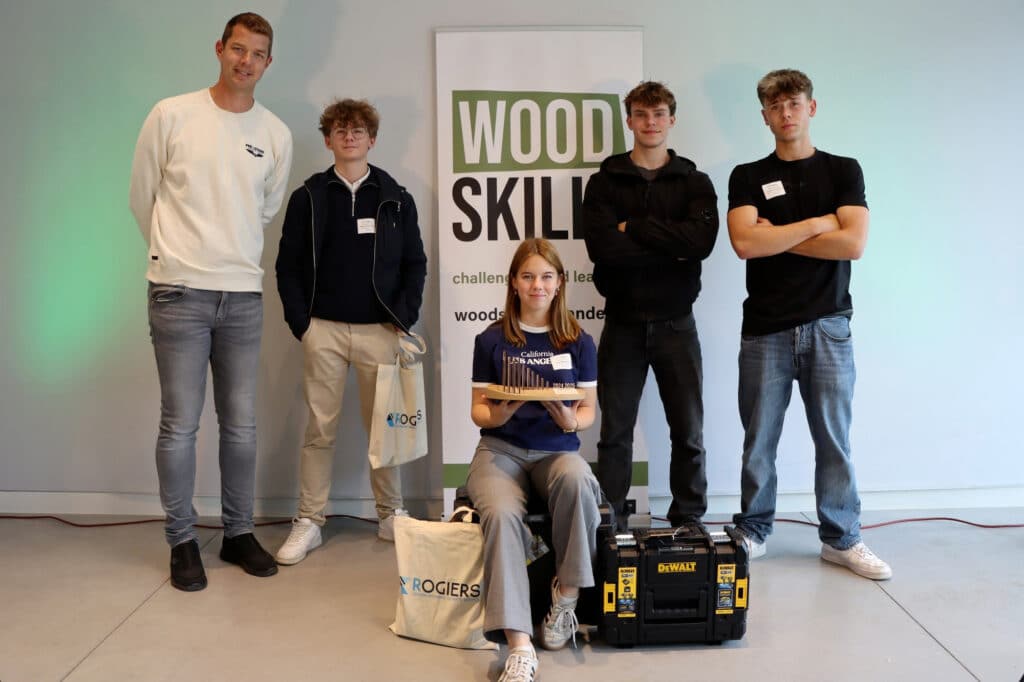 Jong vaktalent schittert op slotevent WOOD SKILLS 3