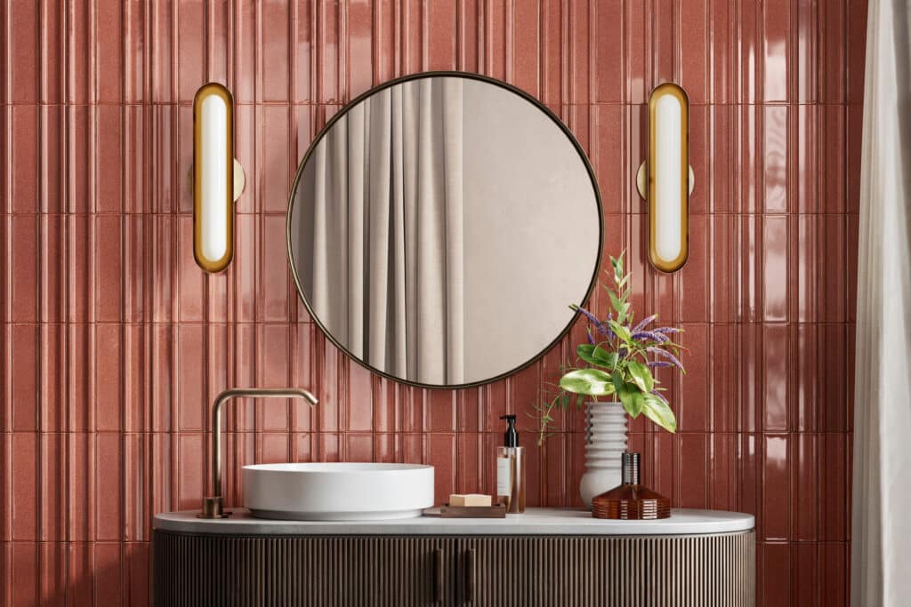 Toveren met tegels: kleur, vorm en reliëf in de badkamer 3