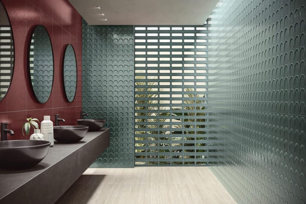 Toveren met tegels: kleur, vorm en reliëf in de badkamer 4