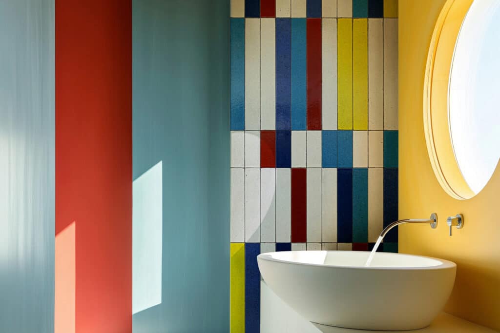 Toveren met tegels: kleur, vorm en reliëf in de badkamer 5