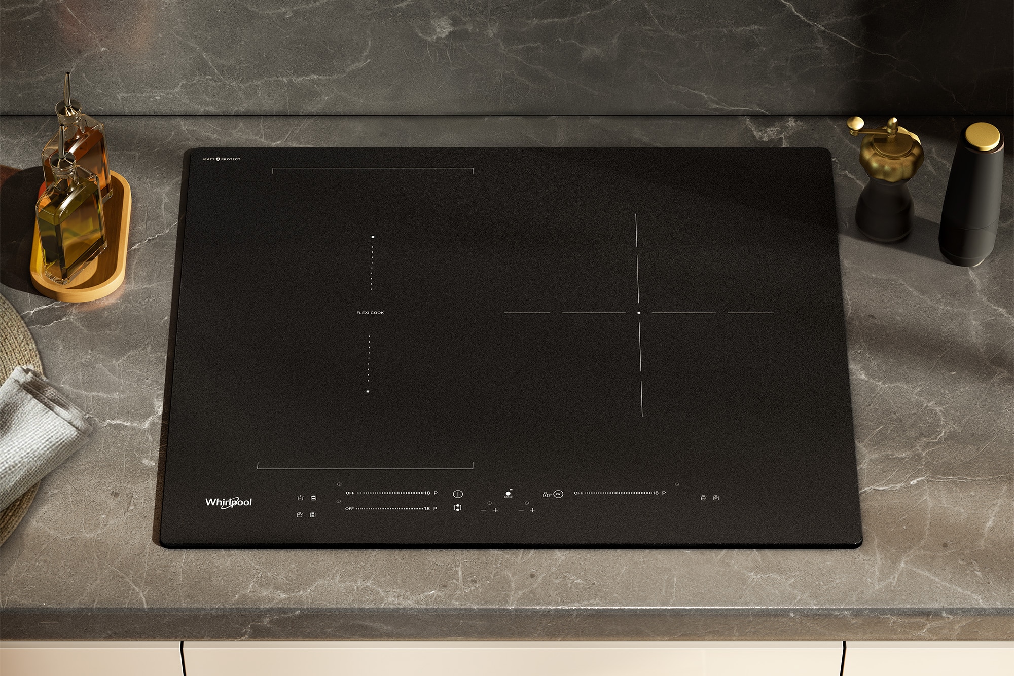 Whirlpool geeft aandacht aan hun inductiekookplaten met matte uitstraling 8